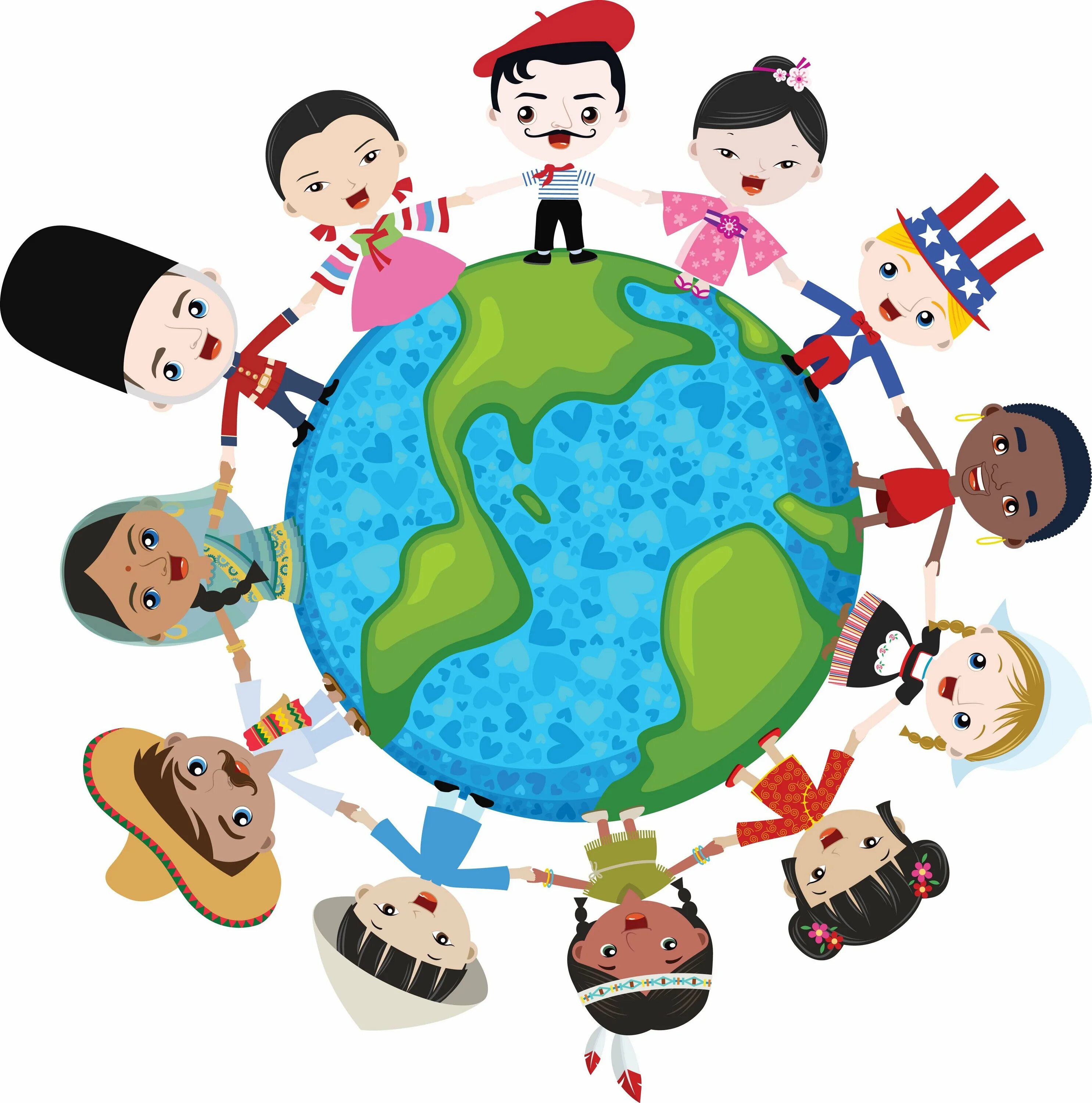Дружба между странами. Дружба народов на земном шаре. Дети на земном шаре. Разные нации на земном шаре. Дети разных народов вокруг земного шара.