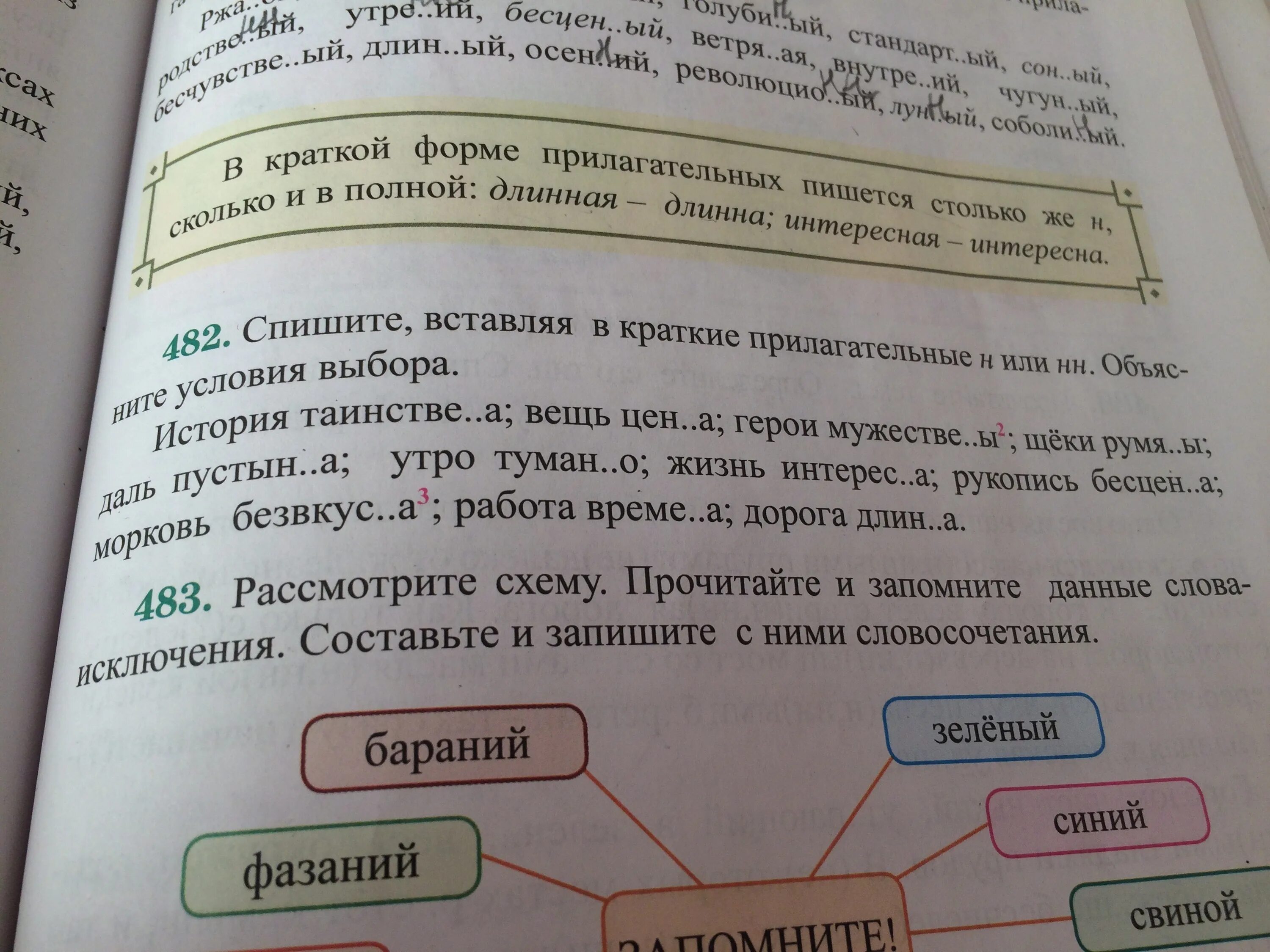 Спишите вставляя пропущенные н нн. Спишите вставляя н или нн и комментируя свой выбор. спишите заменяя полные прилагательные краткими. спишите вставляя между пропуском н или нн. спиши слова вставляя н или удвоенную н.