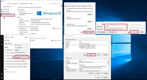 Windows set path