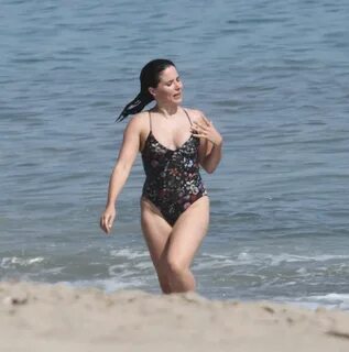 SOPHIA BUSH in Swimsuit at a Beach in Malibu 07/10/2018. 