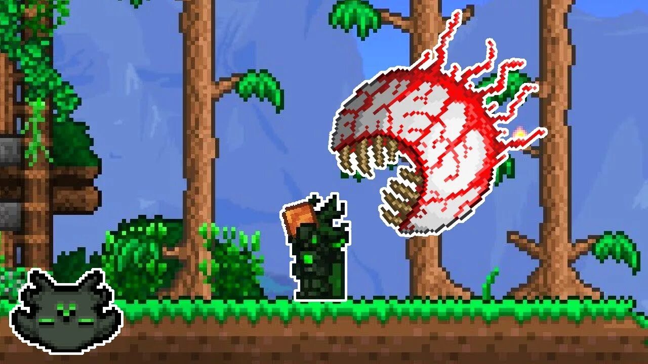 Terraria сборки. Босс в террарии в джунглях. Terraria босс Тарантул. Дом в джунглях террария. Террария босс курица.