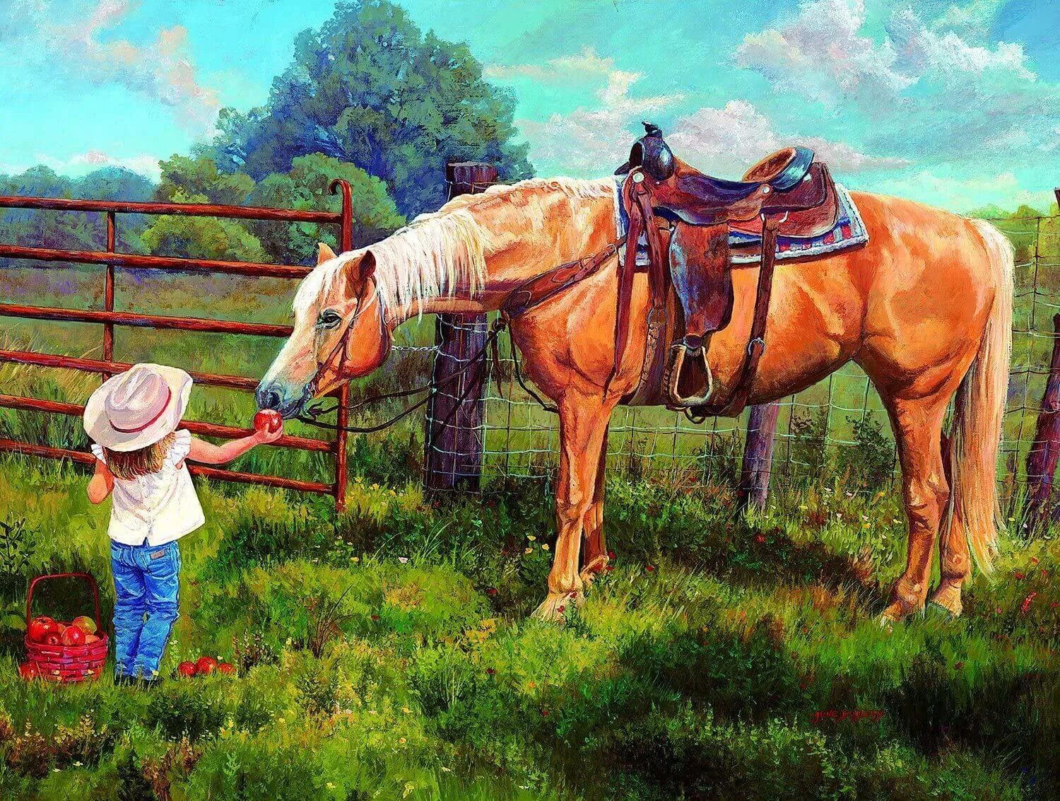 Картина лошади. Пейзаж с лошадьми. Картины с лошадьми на природе. Сюжетные картины. Лошадку навести навести