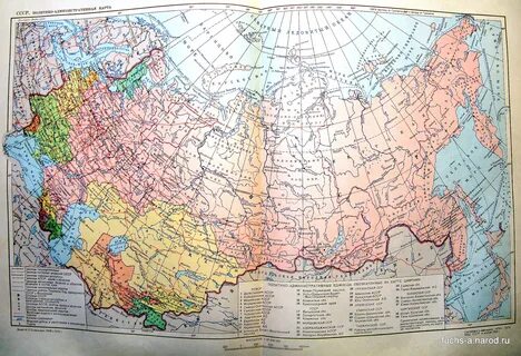 Карта советского периода