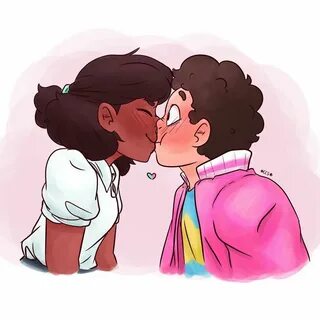 🎨: @cottoncandysprite/Tumblr Steven Universe Connie and Steven Connie steven uni