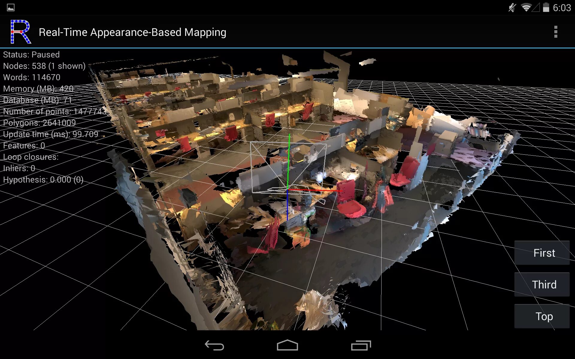 Mapping node. Rtabmap. RTAB-Map. Real time Yield Mapping platform. Braulstars Map Android maniqraft.