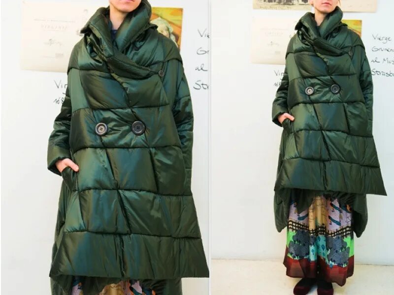 Пуховик одеяло. Шью пуховик. Перешить пуховик. Стеганое пальто одеяло. Куртка оверсайз летучая мышь.