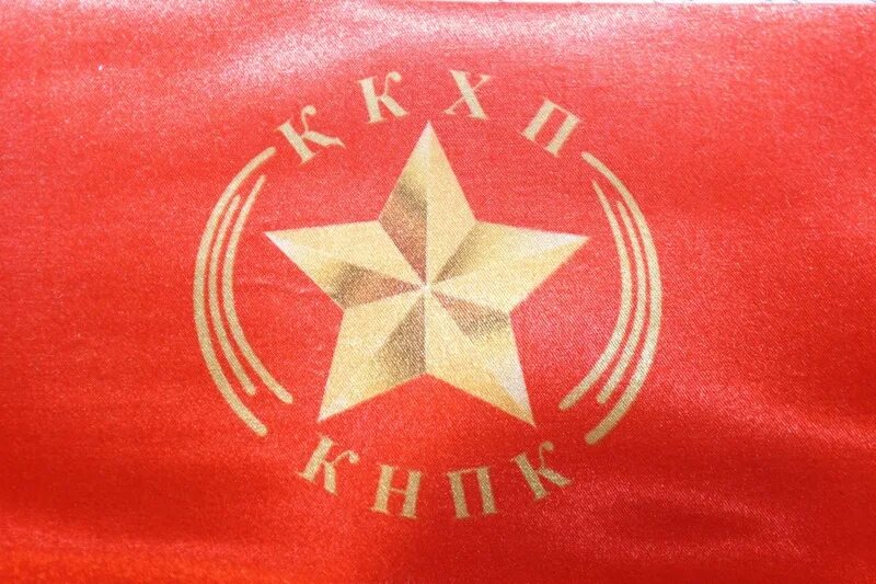 Коммунистическая народная партия Казахстана. Флаг Коммунистической партии Казахстана. Коммунистическая народная партия Казахстана логотип. КНПК партия.