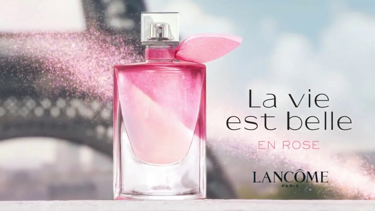 La rose est. Lancome la vie est Belle en Rose EDT, 100 ml. Ланком Парфюм la vie est Belle 50 мл. Ланком ла ви Бель реклама. La vi est Belle Lancome.