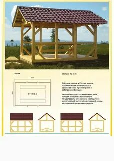 беседка 3 на 4 своими руками.