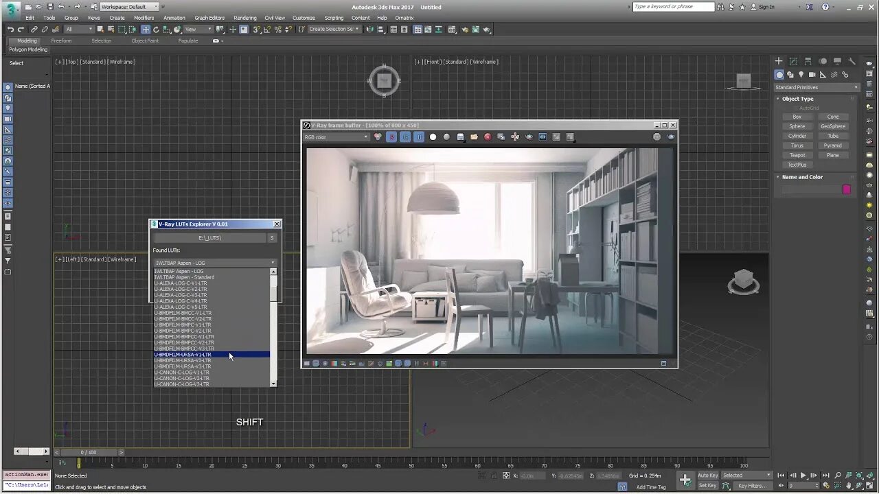 Log lut. 3ds Max lut. Диспетчер 3ds Max. V-ray плагин. Плагины 3ds Max.