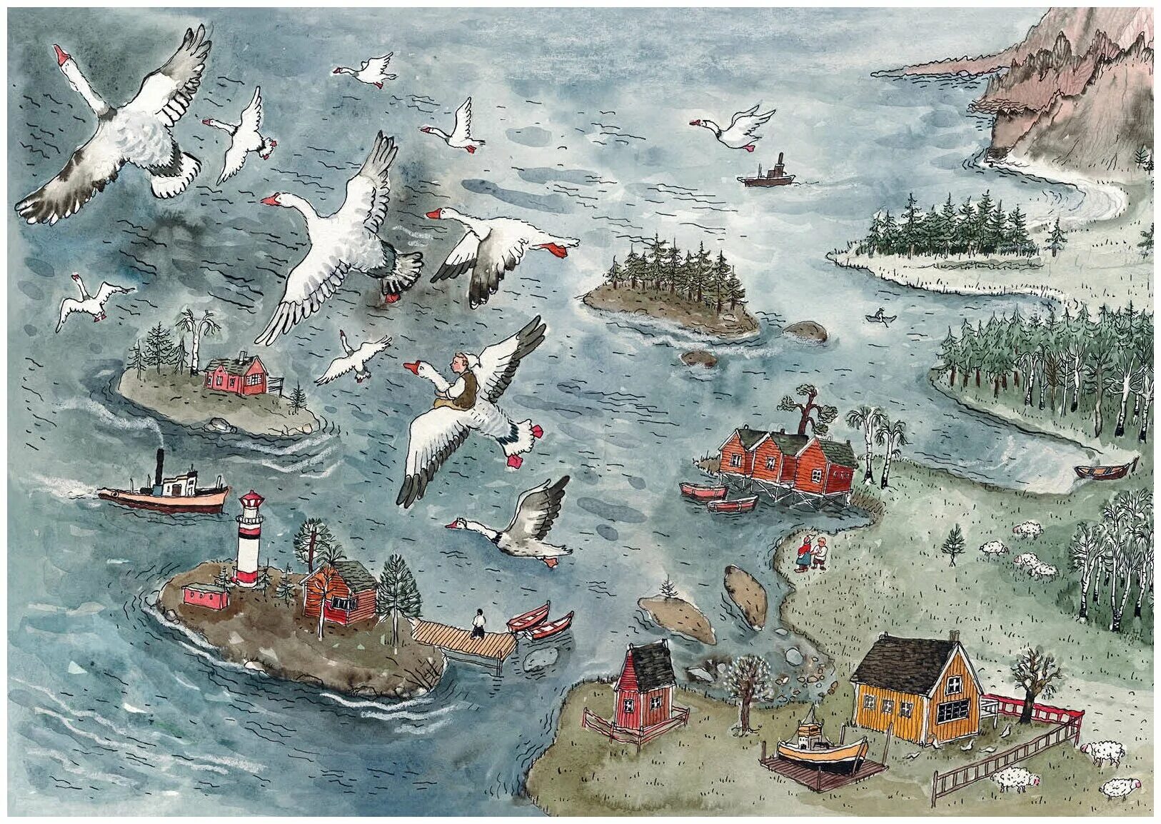 Сельма лагерлеф удивительное путешествие нильса с дикими гусями. Удивительное приключение нильса с дикими гусями. Обложка книги лагерлеф путешествие нильса с дикими гусями. Сказка лагерлеф "чудесное путешествие нильса. Книжка приключения нильса с дикими гусями.