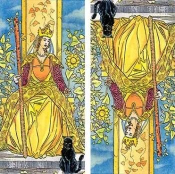 Королева мечей и королева жезлов сочетание таро. Королева жезлов таро уэйта. карты таро уэйта королева жезлов. королева жезлов таро уйэта. королева жезлов золотое таро уэйта.
