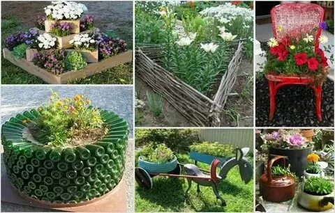 Красивая дача своими руками из подручных
