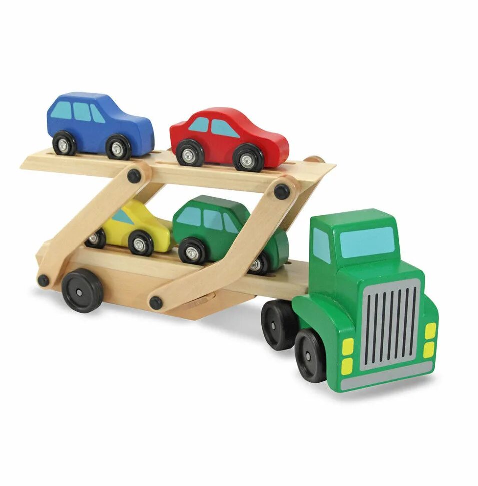 Truck toy cars. Игровой набор Melissa & Doug Horse Carrier Wooden vehicles 4097. Melissa&Doug машина. Melissa Doug игрушки. Игрушки в машину для детей.