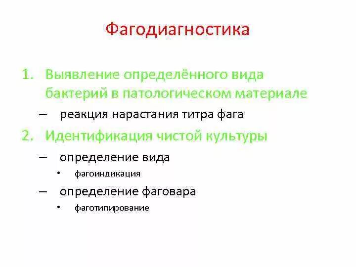 Реакция фаготипирования