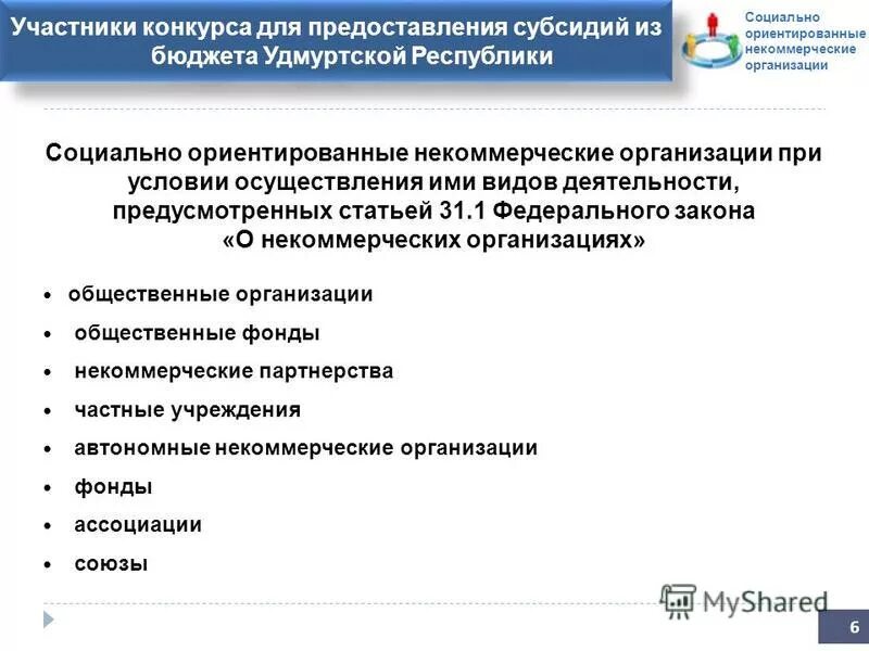 Информация о зарегистрированных некоммерческих организациях. Информация о зарегистрированных некоммерческих организациях