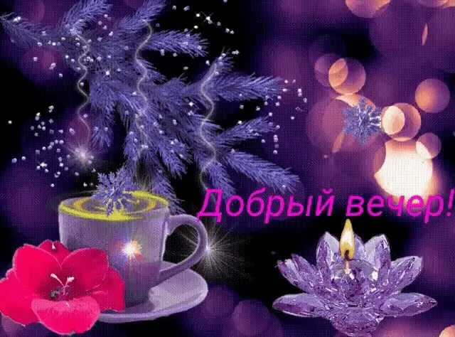 Добрый вечер зимний хорошего настроения мерцающие гифки. Доброго зимнего вечера. Открытки добрый вечер. Добрый вечер красивые. Добрый вечер картинки красивые.