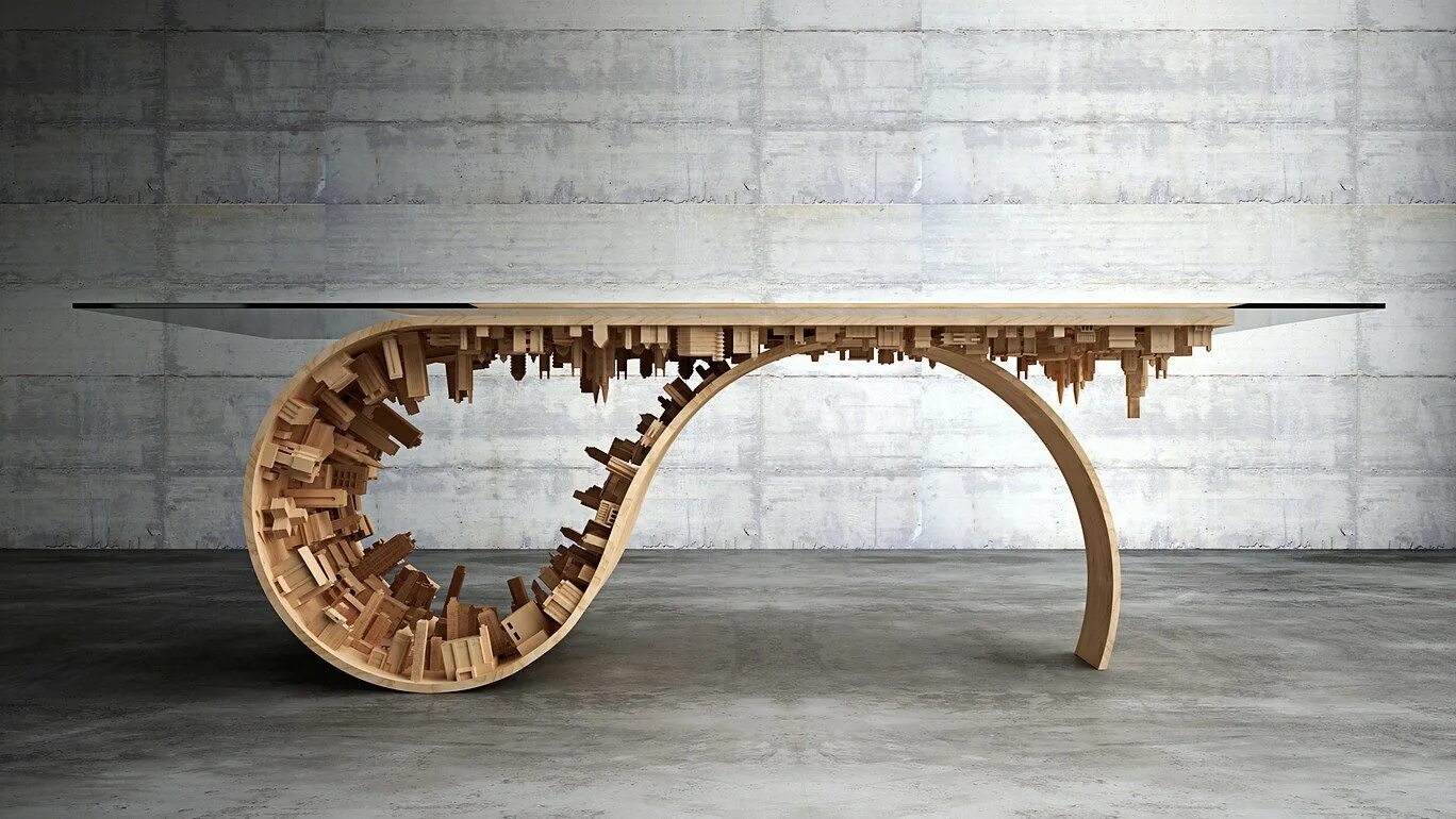 Необычные предметы интерьера. Необычные столы. Дизайнерская мебель. Оригинальные дизайнерские вещи. Нестандартно 18