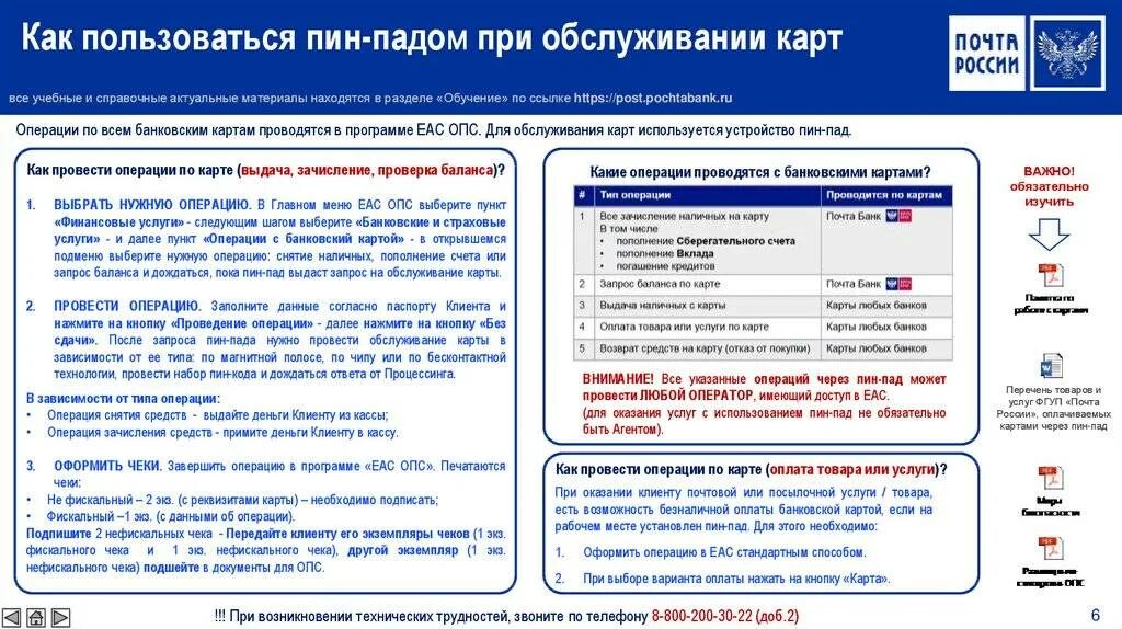 Операции почты россии. Пин пад почта банк. Почта банк операции. Почта банк ОПС. Карта обслуживания клиентов.