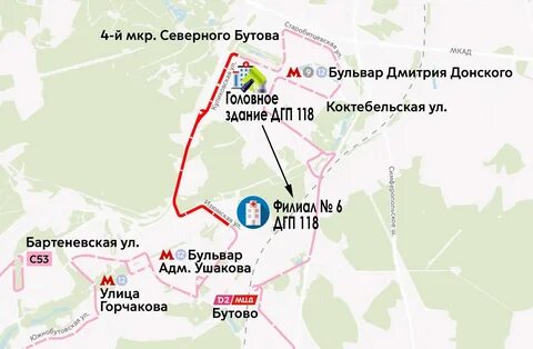 Автобусы южное бутово на карте