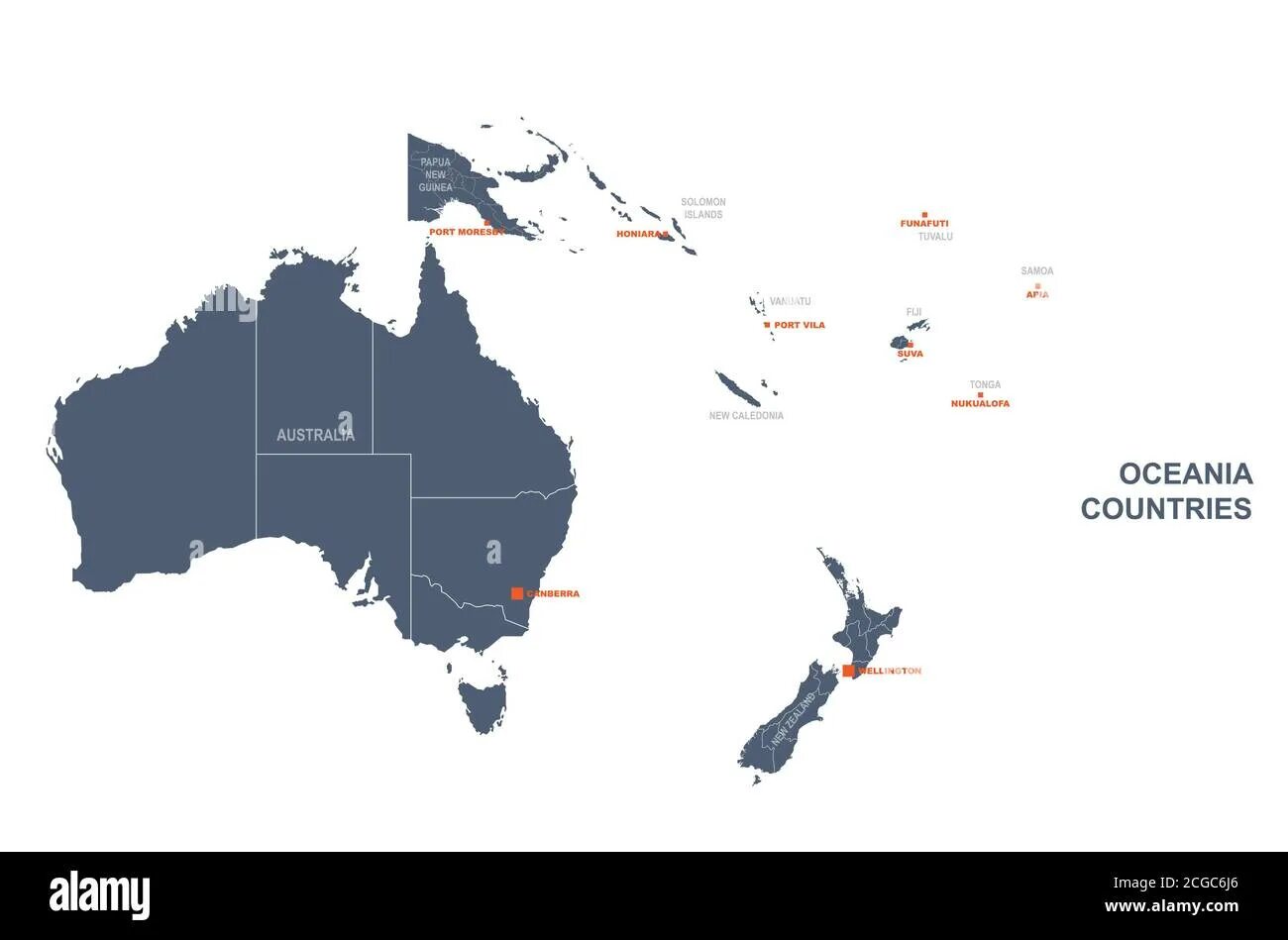 Страны океании австралия и новая зеландия. Океания на карте. Australia and Oceania Countries. Australia New Zealand and Oceania Map. Контурная карта Океании.