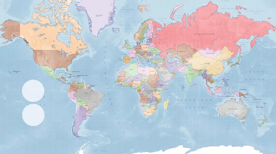 Карта страны 2022 год. Политическая карта с границами государств 2022.