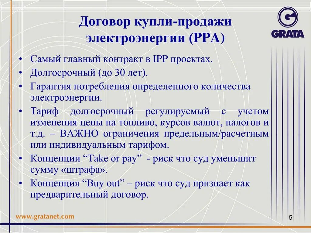 Договор на продажу электроэнергии