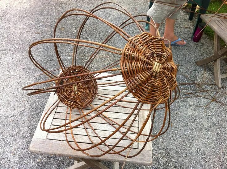 English Willow Baskets Willow weaving, Willow garden, Twig art