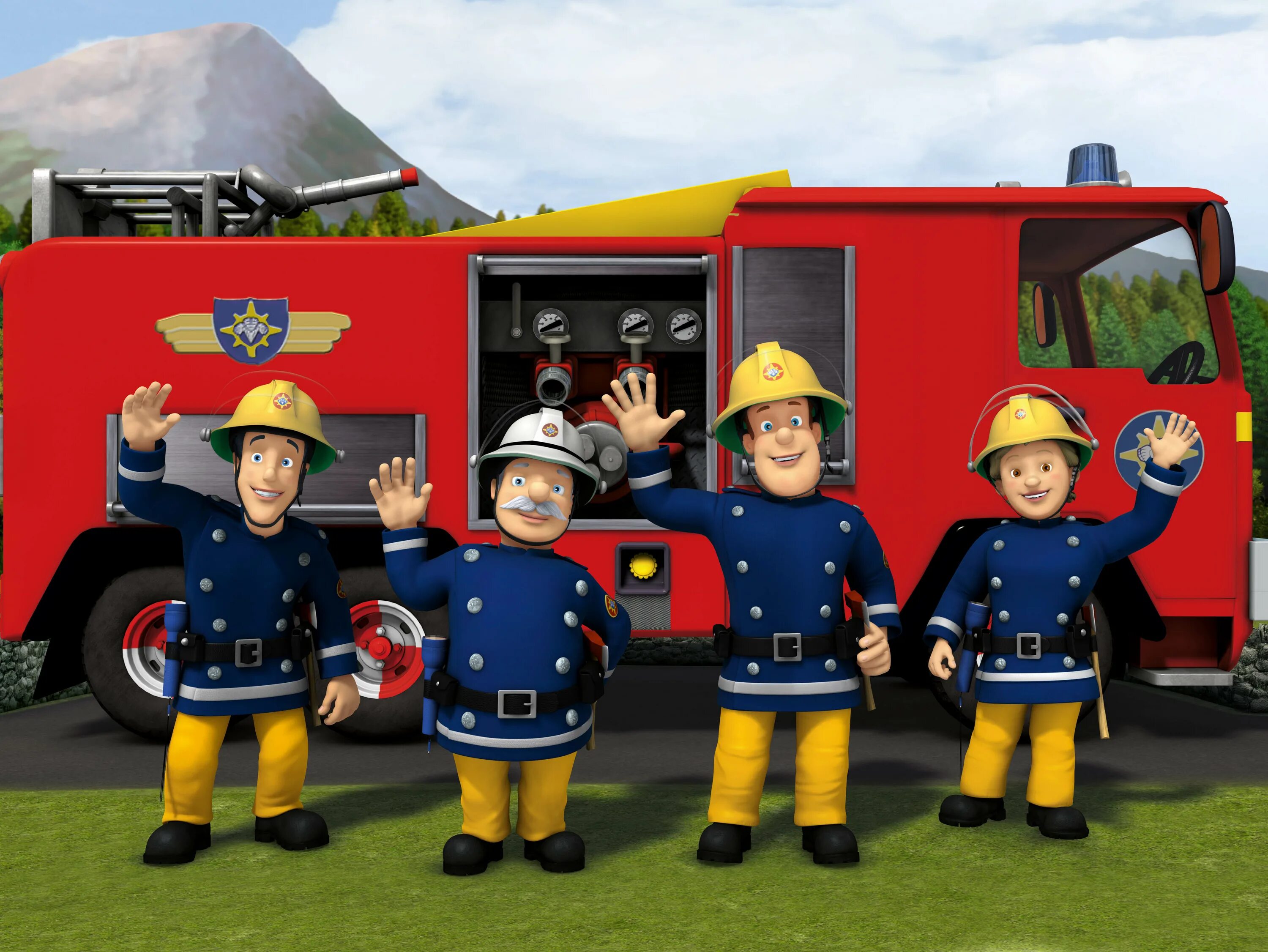 пожарный сэм - fireman sam. пожарный сэм - fireman sam. пожарному сему. пожарный сэм герои. пожарный сэм.