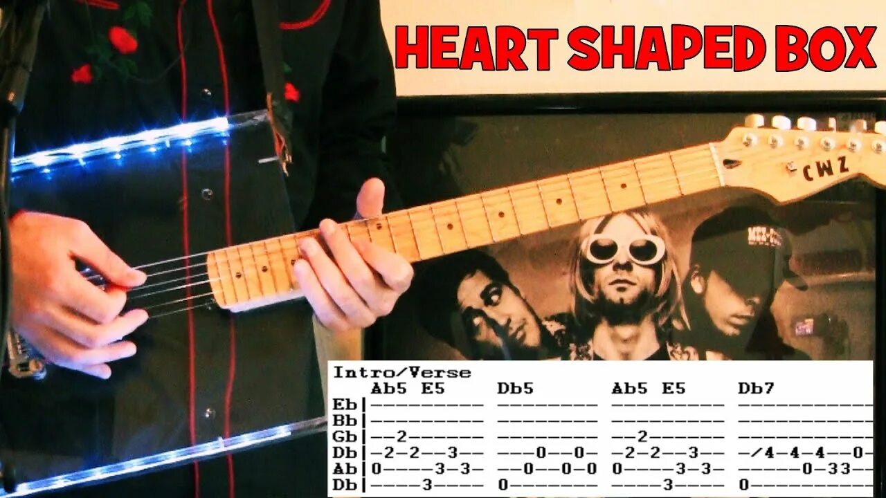 Нирвана табы. Риф на гитаре Нирвана. Нирвана Shaped Box. Nirvana Heart-Shaped Box табы. Nirvana me аккорды