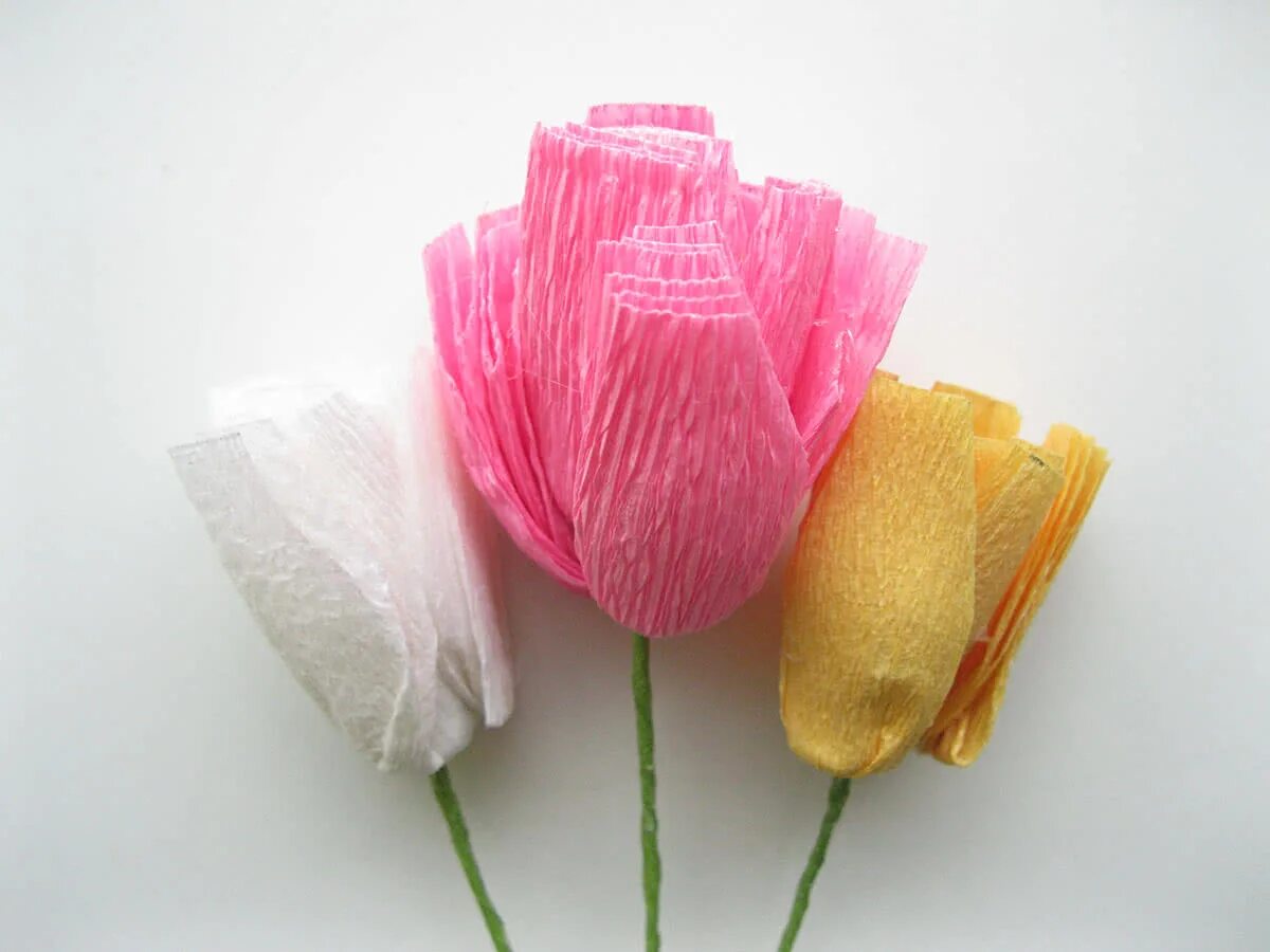 Креповая бумага техника. Цветы из гофрированной бумаги. Крокусы из гофрированной бумаги. Цветы из крепированной бумаги. Цветы из креповой бумаги.