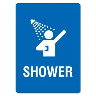 Shower Sign - The Signmaker.