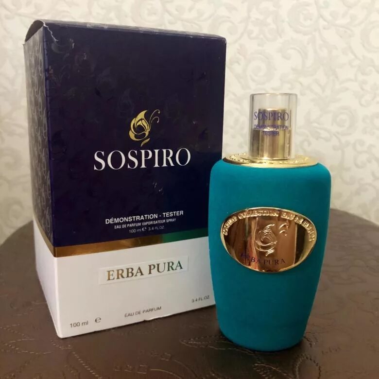 Erba gold. Парфюм Sospiro erba Pura. Sospiro erba Pura оригинал. Sospiro erba Pura духи мужские. Соспиро Эрба Пура тестер.