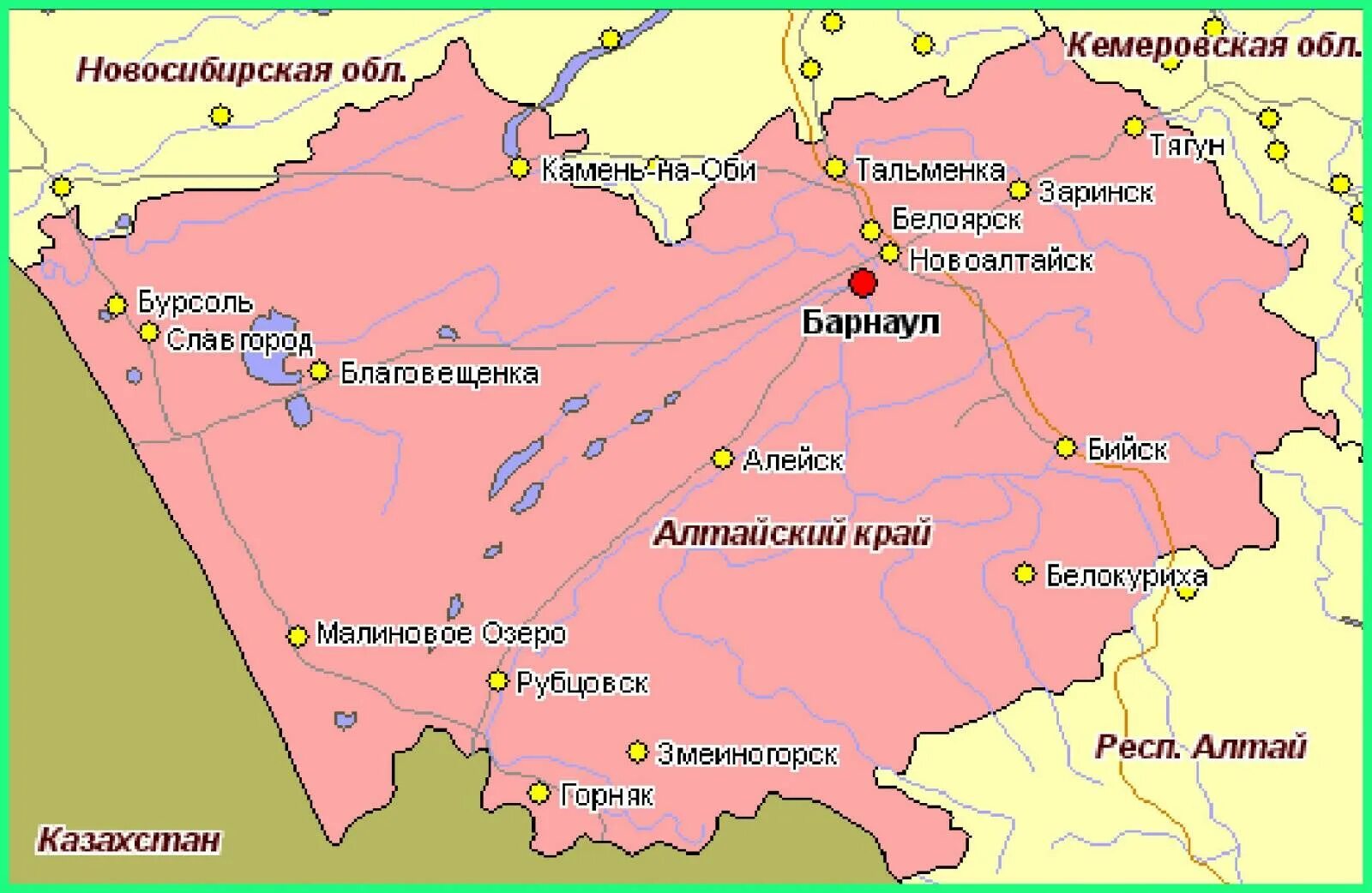 Восточная часть алтайского края. Карта Алтайского края. Алтайский край столица Барнаул на карте России. Алтайский край на карте граничит. Границы Алтайского края на карте.