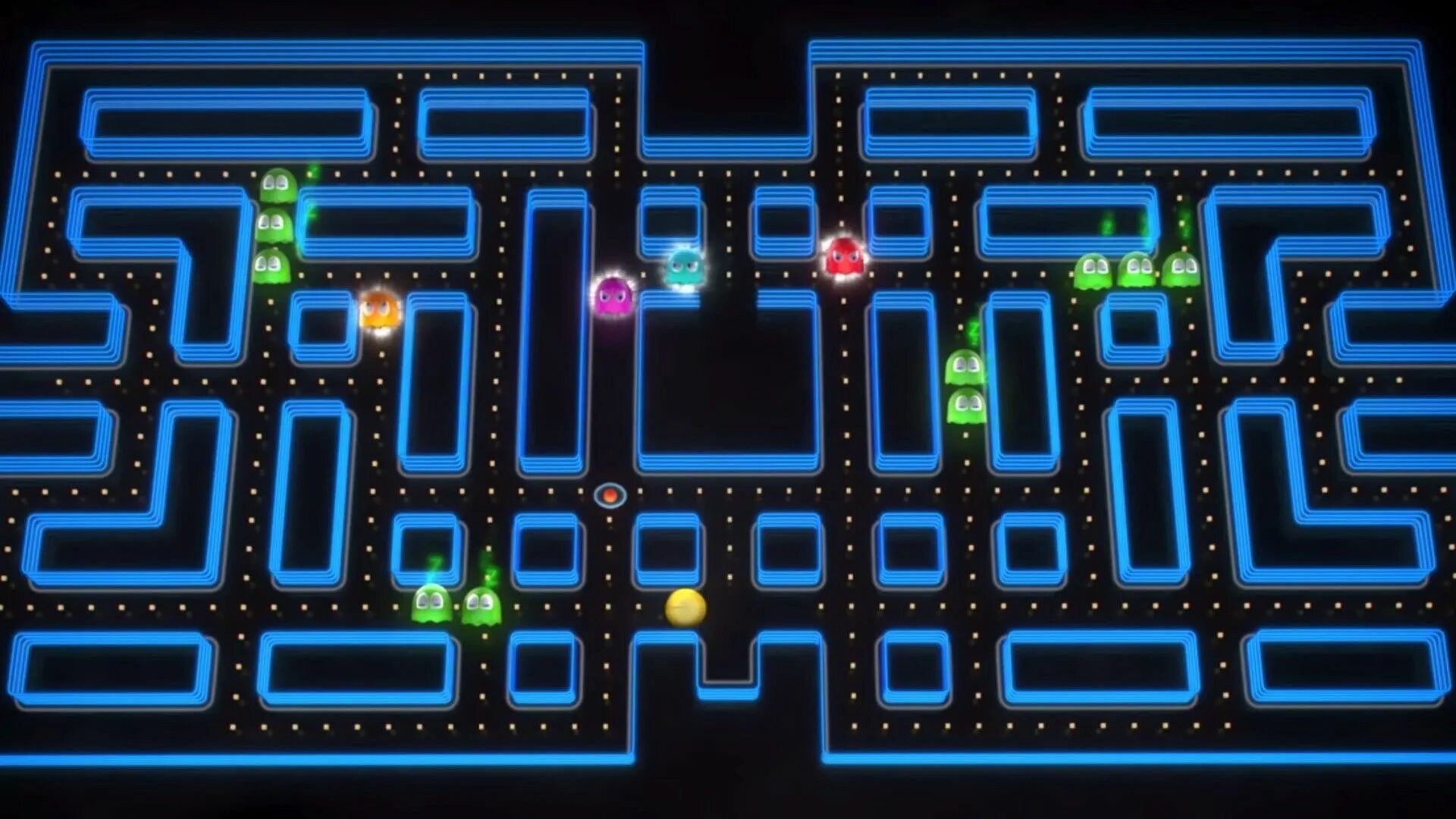 Pac-man Championship Edition 2. Pac-man Championship Edition. Лабиринт Пакман. Неоновый Лабиринт.