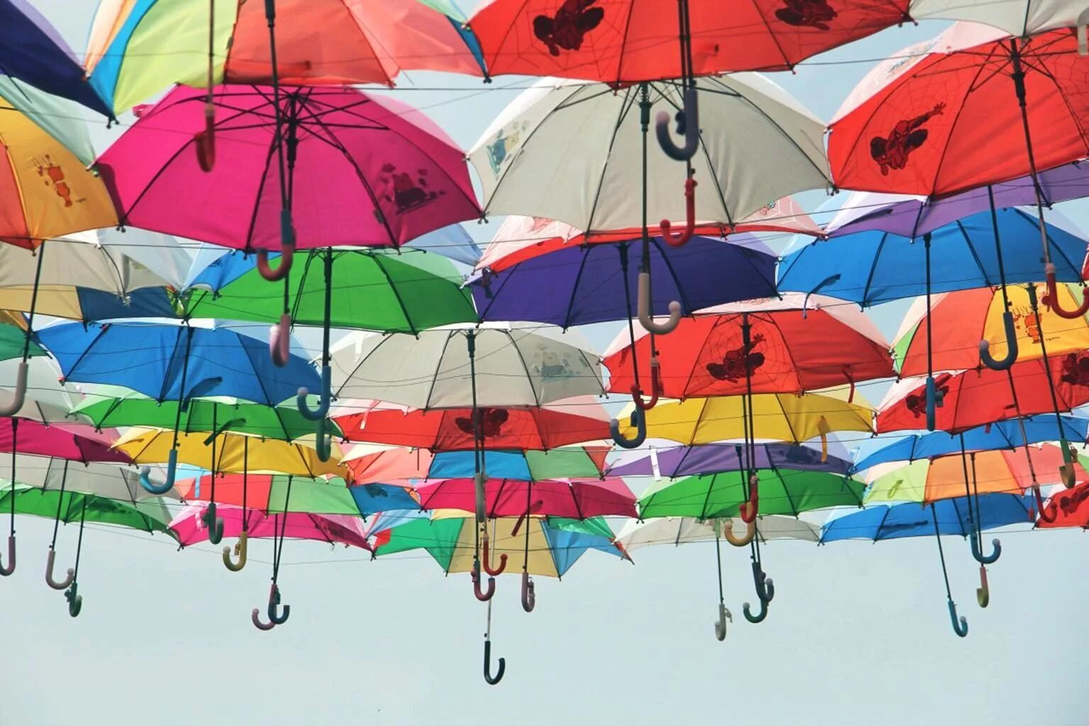 Разноцветные зонтики. Разноцветный зонт. Веселый зонтик. Много зонтов. Веселые зонтики
