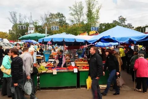 Рынки под открытым небом в москве