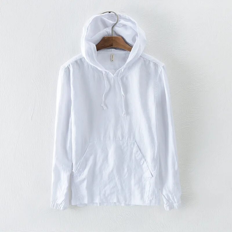 Рубашка с капюшоном и длинным рукавом из Тайланда (Shirt with Hood 100% Cotton). Белая льняная рубашка с капюшоном (код: xy891). Рубашка с капюшоном хлопок Zara. Белая рубашка с капюшоном. Капюшон из хлопка