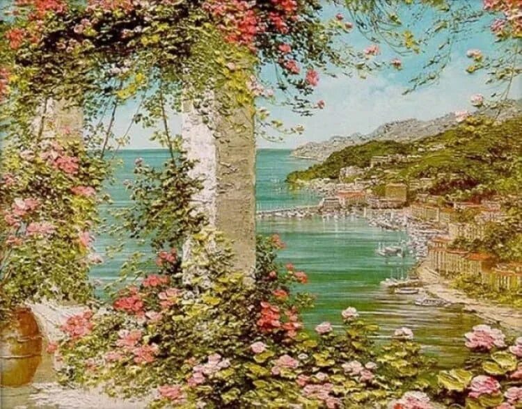 Фраска. Художник liliana frasca. Микки сенкарик художник. Фраска. Фреска балкон море.