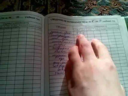 Оценки за 1 полугодие
