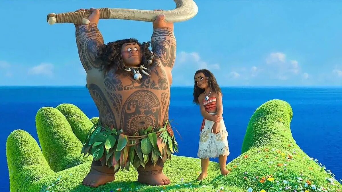 Песня муана на русском. Моана на острове Мауи. Моана / Moana (2016). Моана 2. Моана 2016 Мауи.