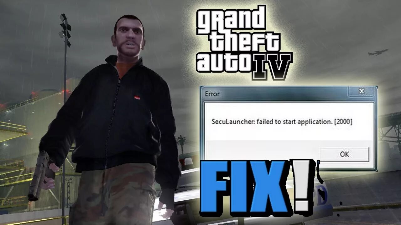 Gta 4 fail. Ошибка ГТА 4 Seculauncher failed to start application 2000. Ошибка 2000 ГТА 4. Ошибка ГТА 4 SECUROM Launcher. SECUROM reported Error #2000 ГТА 4.