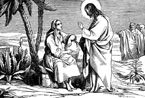 Jesus Speaks to the Samaritan Woman at the Well ClipArt ETC.