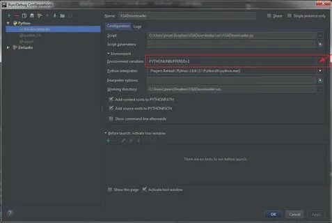 Pycharm virtual environment