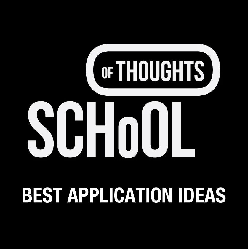 School of thought. School of thoughts лого. Thoughts ads.