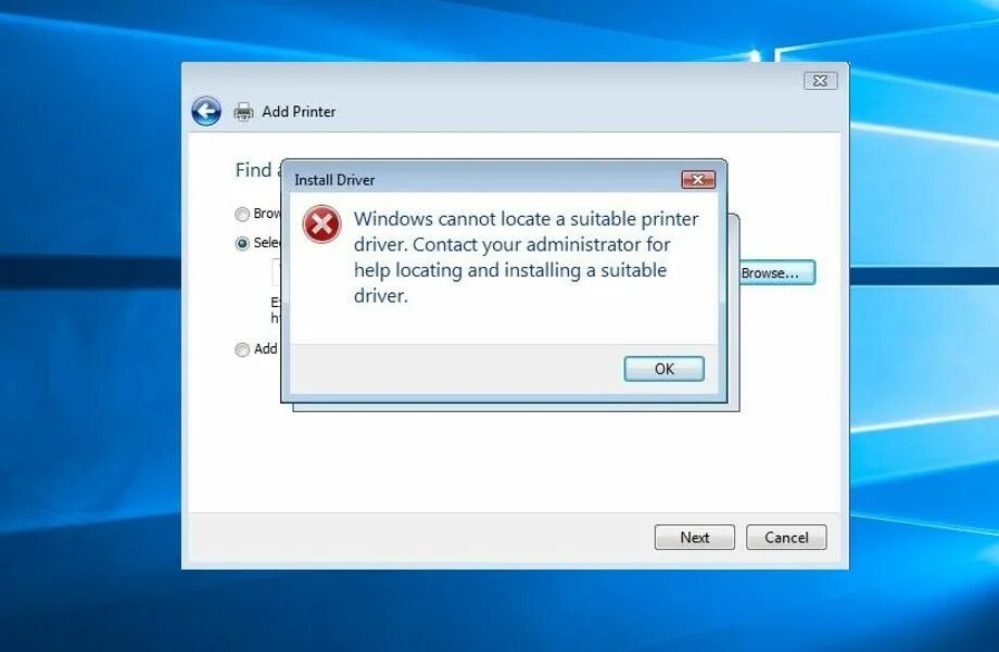Windows cannot find. Ошибка драйвера. Ошибка подключения принтера. Ошибка драйвера на ПК. Ошибка при установке драйвера.