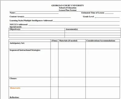 Lesson plan 7