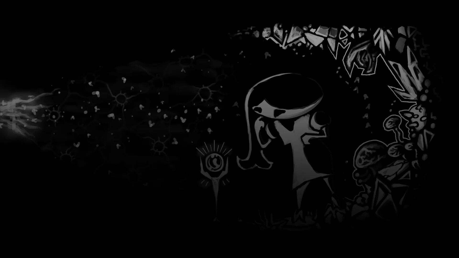 аниме девушки на темном фоне. фон профиля. аватарки на черном фоне. Steam на рабочий стол. фон профиля.