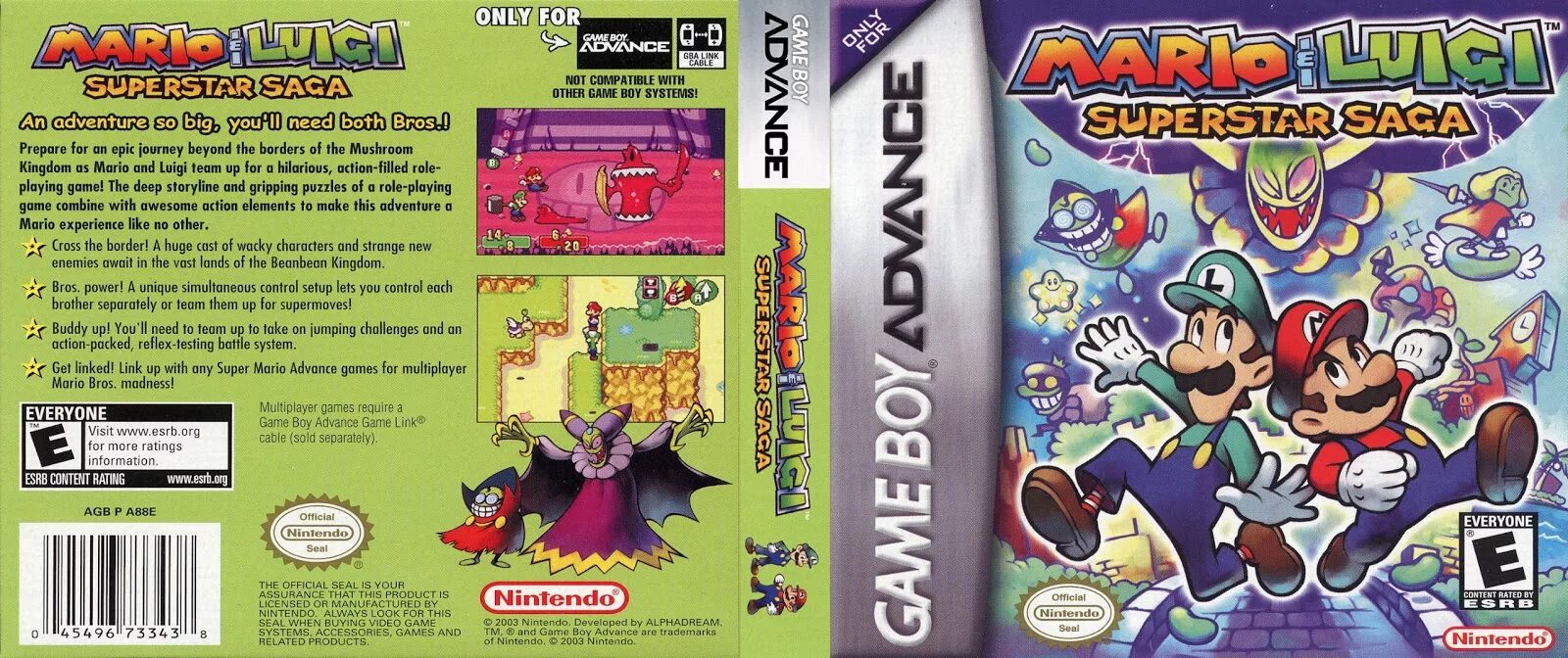 Mario and luigi saga. Mario Luigi Superstar Saga GBA. Super Mario Bros game boy. Нинтендо 2003. Mario game boy обложка.