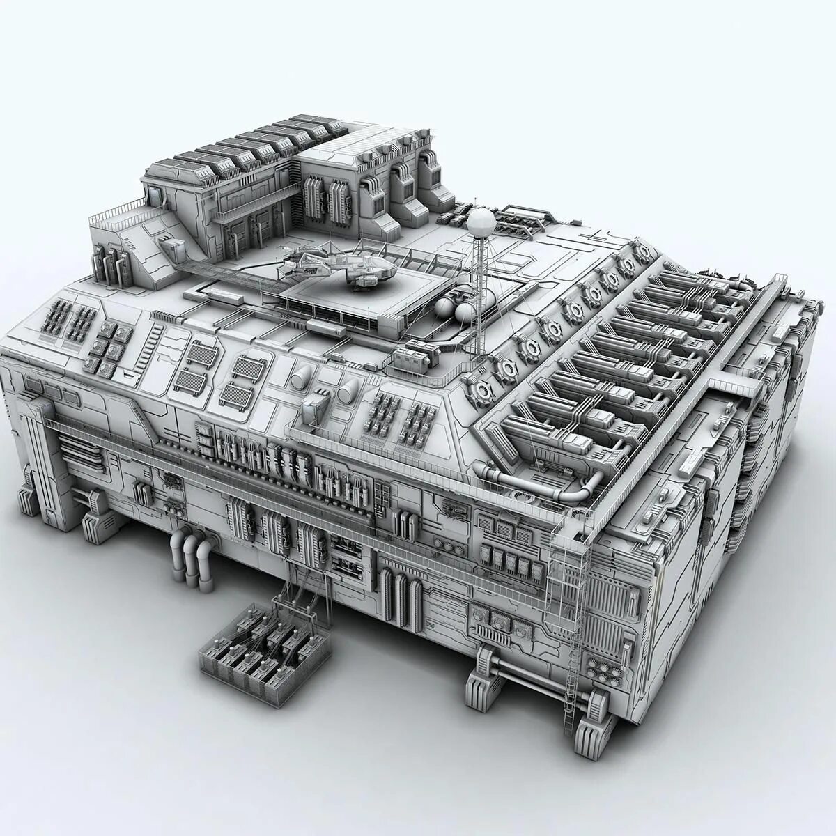 Cryo sci fi. Завод будущего концепт. 3д модель sci fi interior. 3d model sci fi. 3d greebles sci fi model pack.